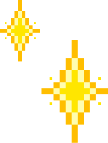 Decorative stars left